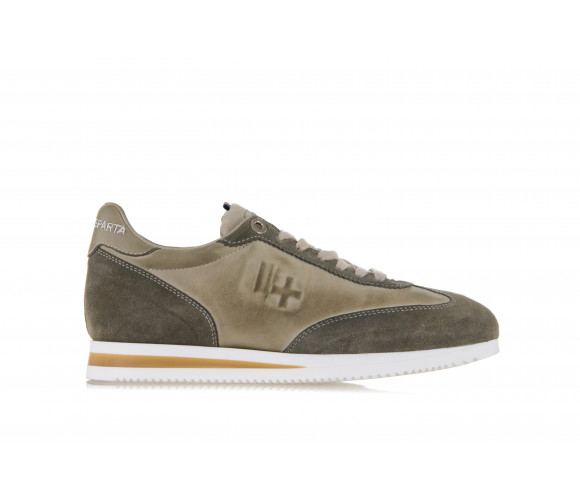 "lorenzo" leather & suede sneakers