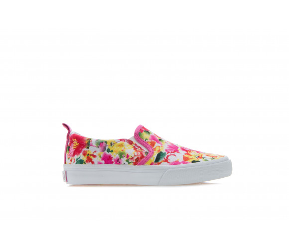 "CARLEE TWIN GORE" Floral Print Canvas Sneakers