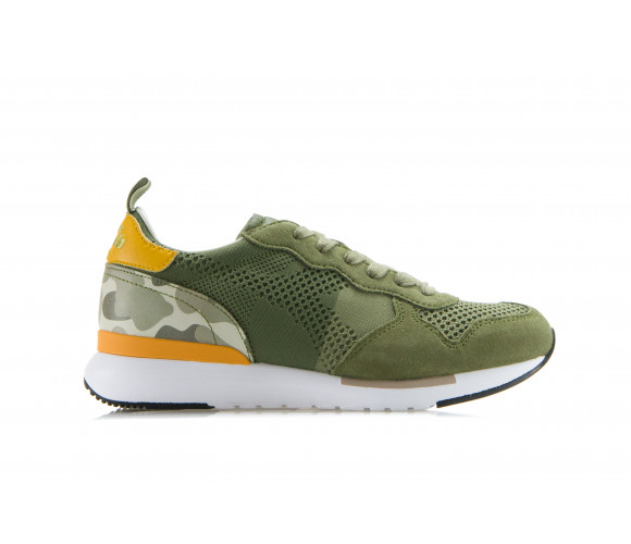 'TRIDENT EVO LIGHT' Textile & Suede Sneakers