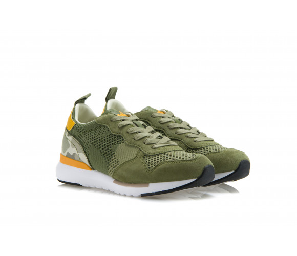 'TRIDENT EVO LIGHT' Textile & Suede Sneakers
