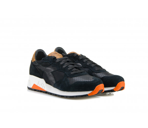 'TRIDENT 90 NYL' Nubuck & Textile Sneakers