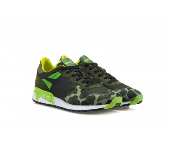 'TRIDENT 90 SUMMER FUSION' Textile & Suede Sneakers