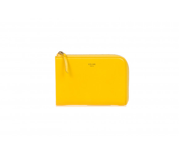 Leather Half-Zip Wallet