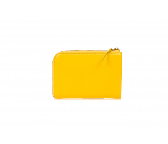 Leather Half-Zip Wallet