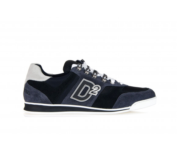 'WINNER' Suede & Technical Fabric Sneakers