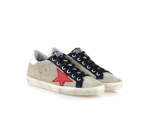 'Superstar' Suede & Leather Sneakers