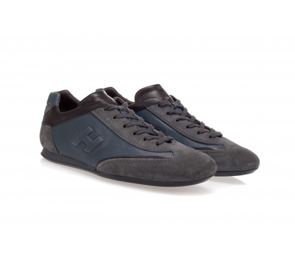 'Olympia' Leather & Suede Sneakers