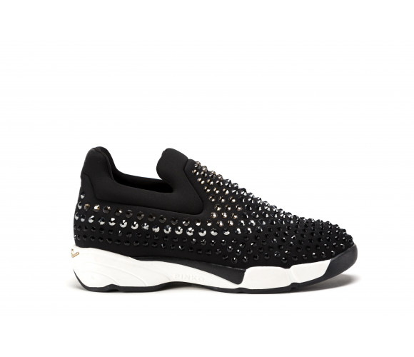 "gem" slip-on sneakers with rhinestones