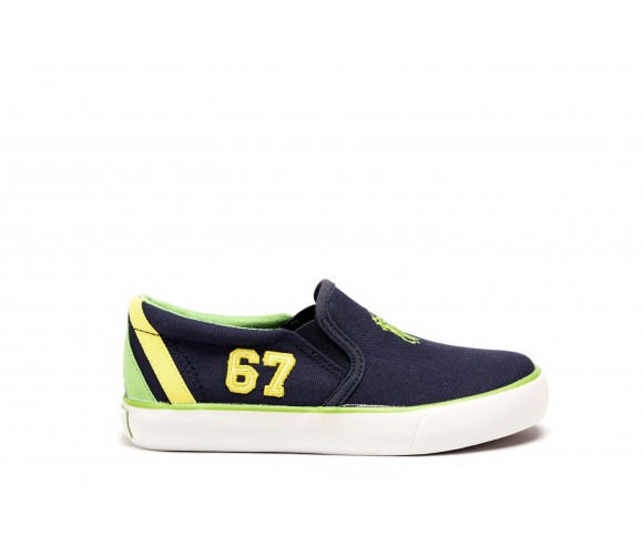 "vincent" canvas slip-on sneakers