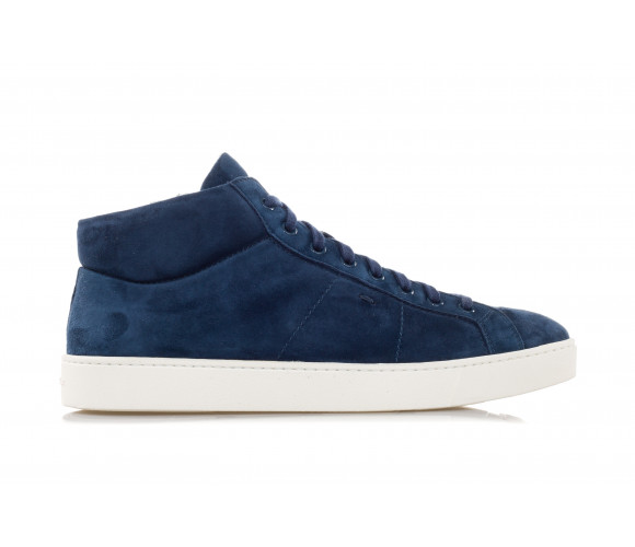 Mid-Top Suede Sneakers