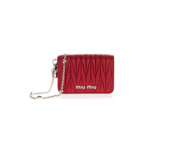 Matelassé Leather Mini Shoulder Bag