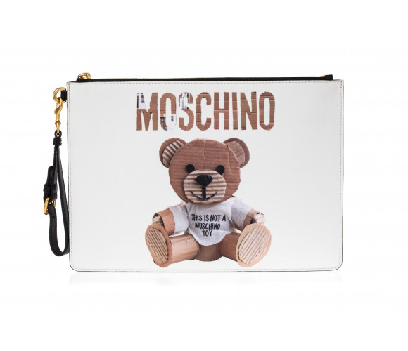 Imitation leather 'Teddy Bear' purse with handle