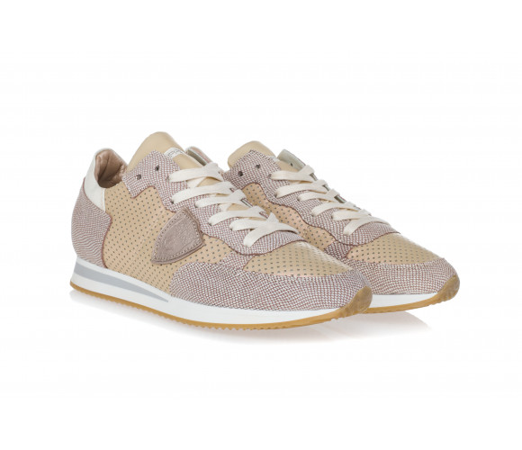 'Tropez' Perforated Leather Sneakers