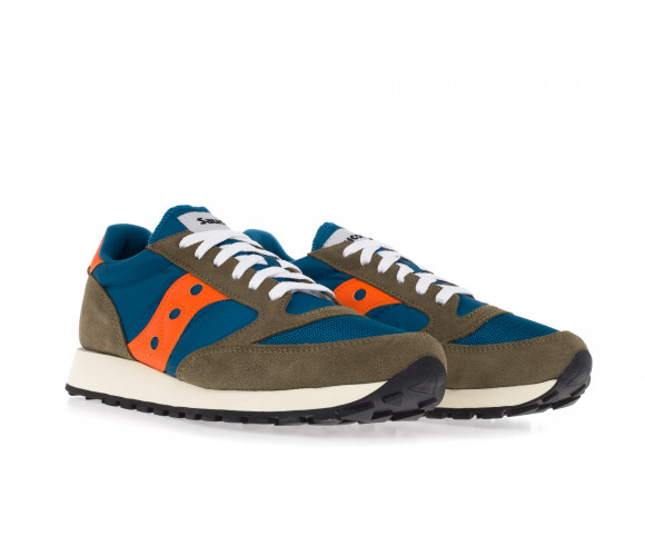 'Jazz Vintage' Technical Fabric And Suede Sneakers