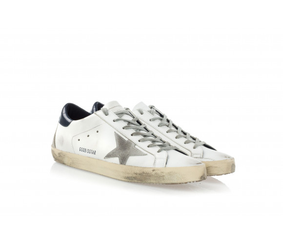 'Superstar' Leather & Suede Sneakers
