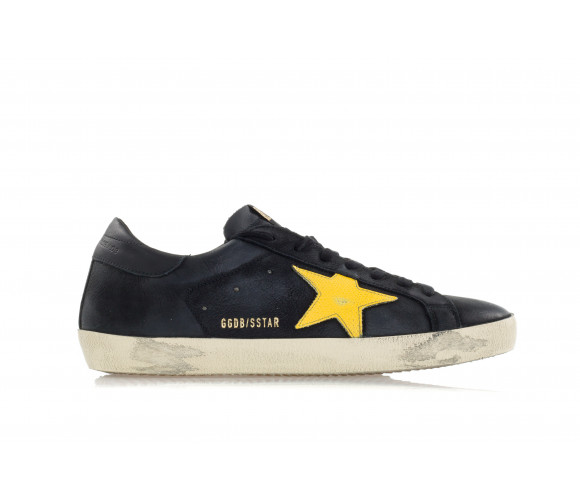 'Superstar' Low-Top Nabuck Sneakers