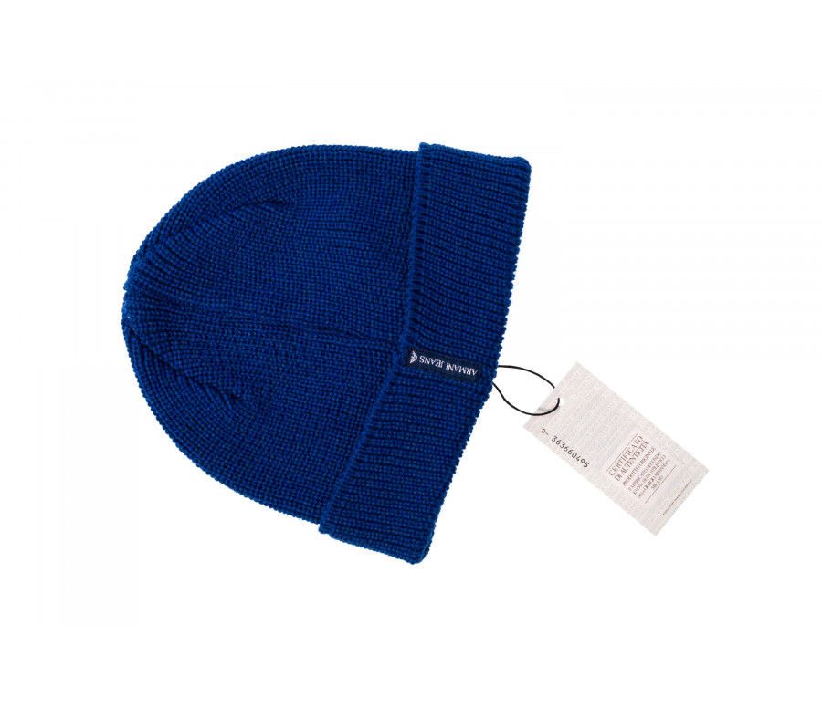 Strickmütze Aus Acryl Mit Logo-Label