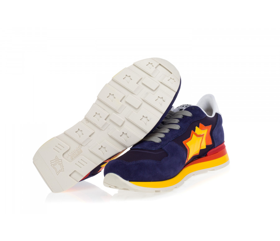 'Antares' Suede & Technical Fabric Sneakers