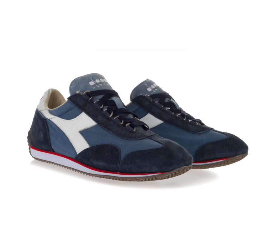 'Equipe Stone Wash 12' Canvas And Suede Sneakers