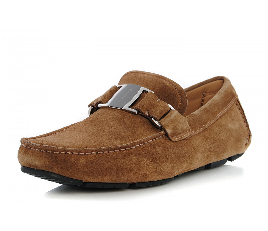 "sardegna" suede driving loafers