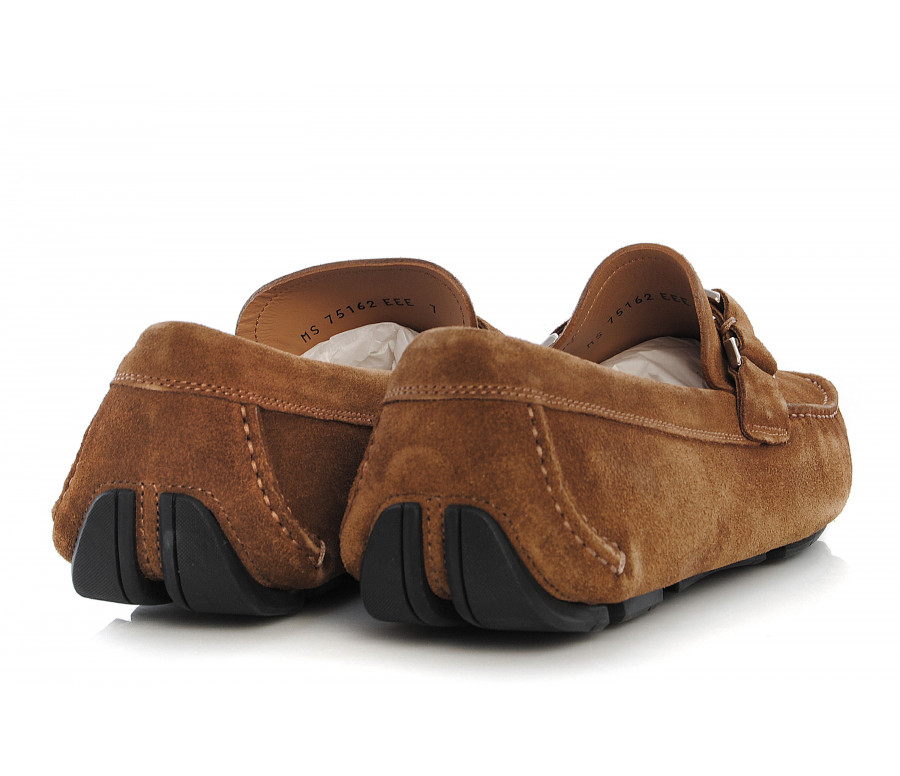 "sardegna" suede driving loafers
