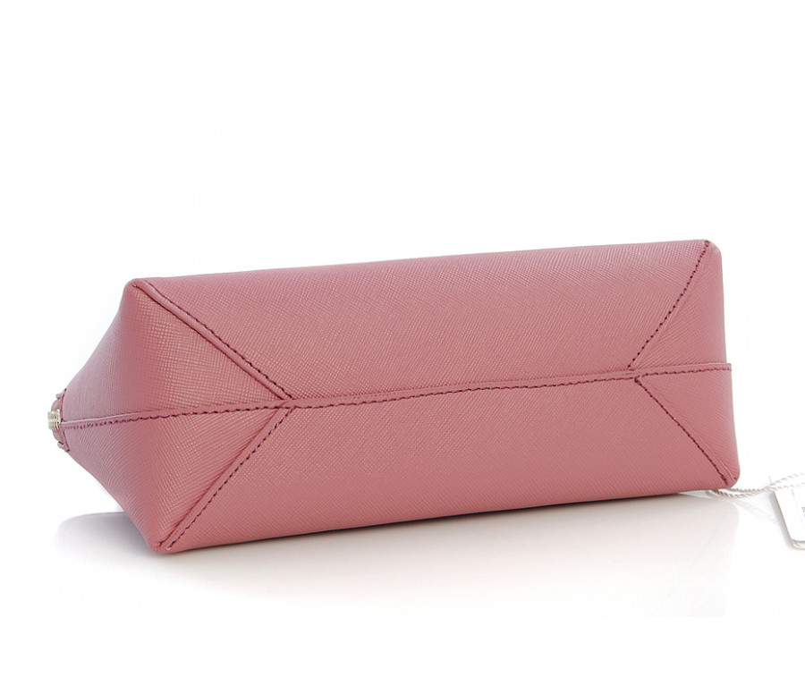 Leather cosmetic bag