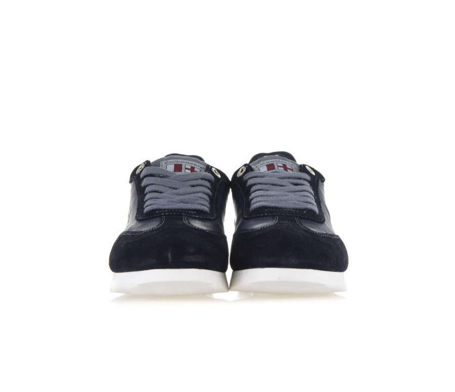 "lorenzo" leather & suede sneakers