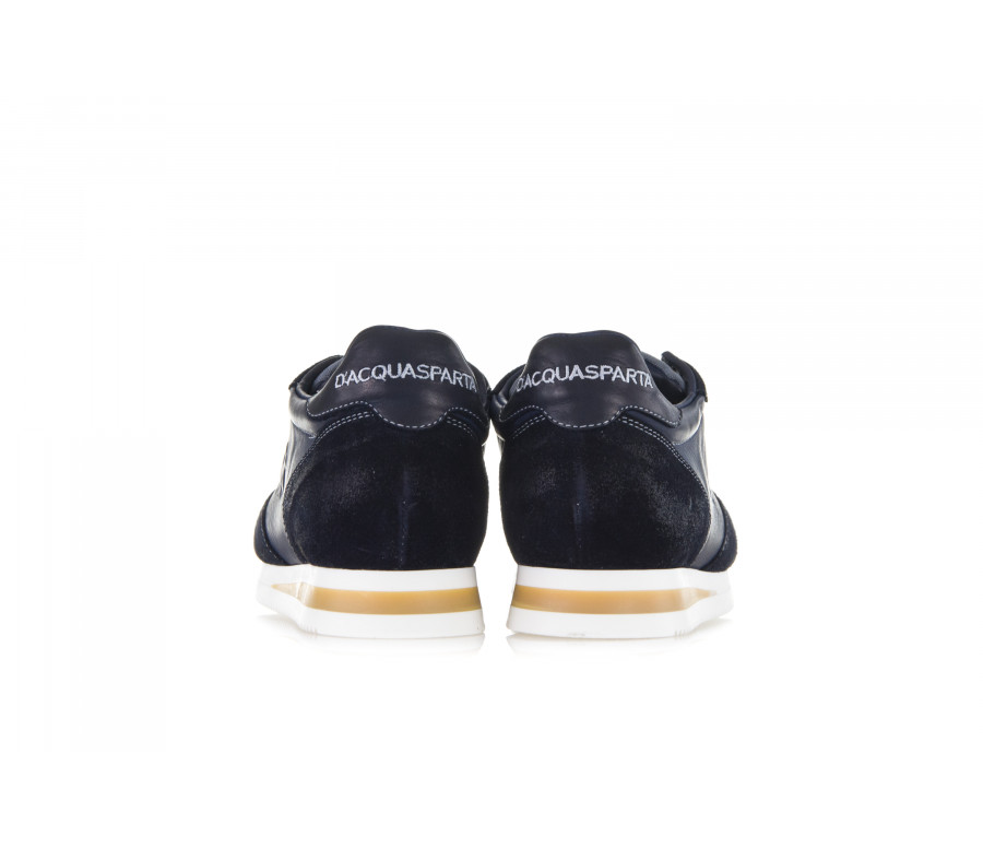 "lorenzo" leather & suede sneakers