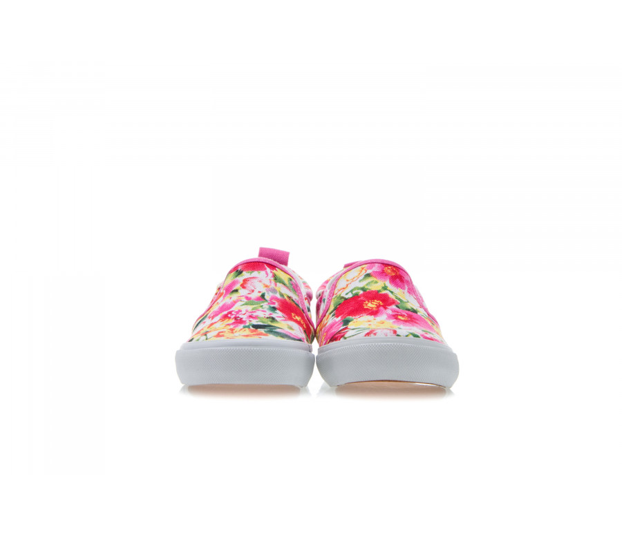 "CARLEE TWIN GORE" Floral Print Canvas Sneakers