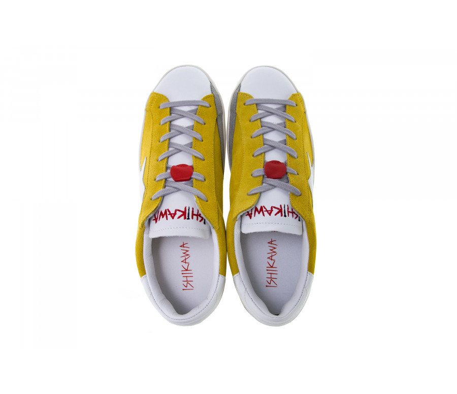 "LOW 1047" Suede & Leather Sneakers