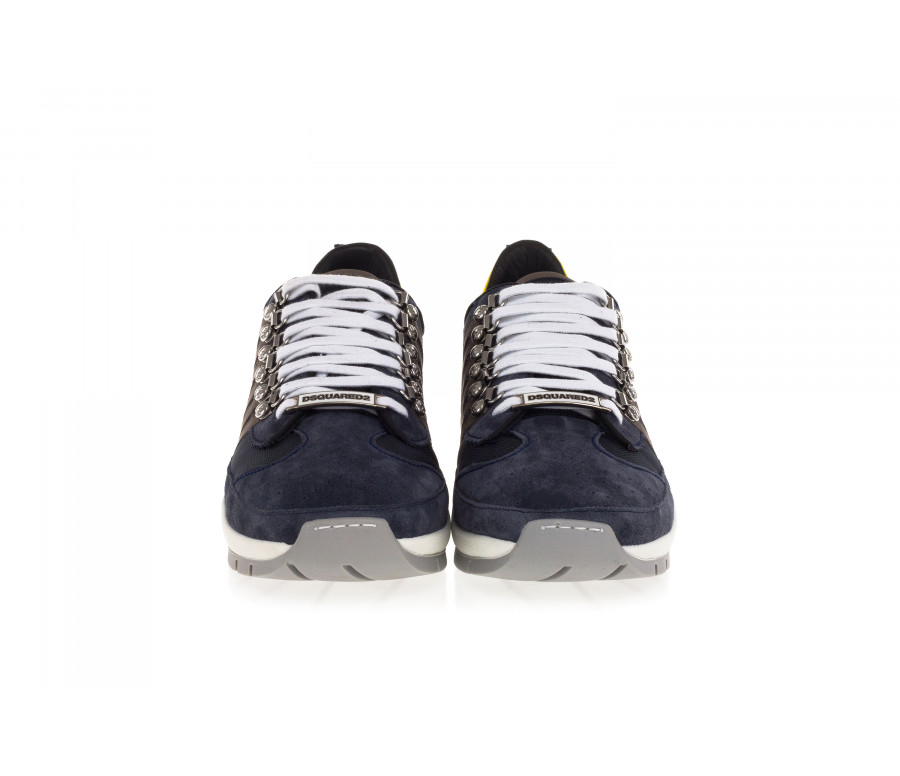 Technical fabric and suede sneakers '251'