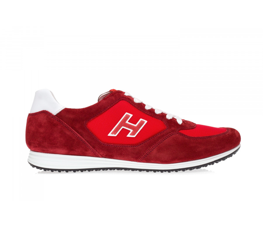 'H205' Suede & High-tech Fabric Sneakers