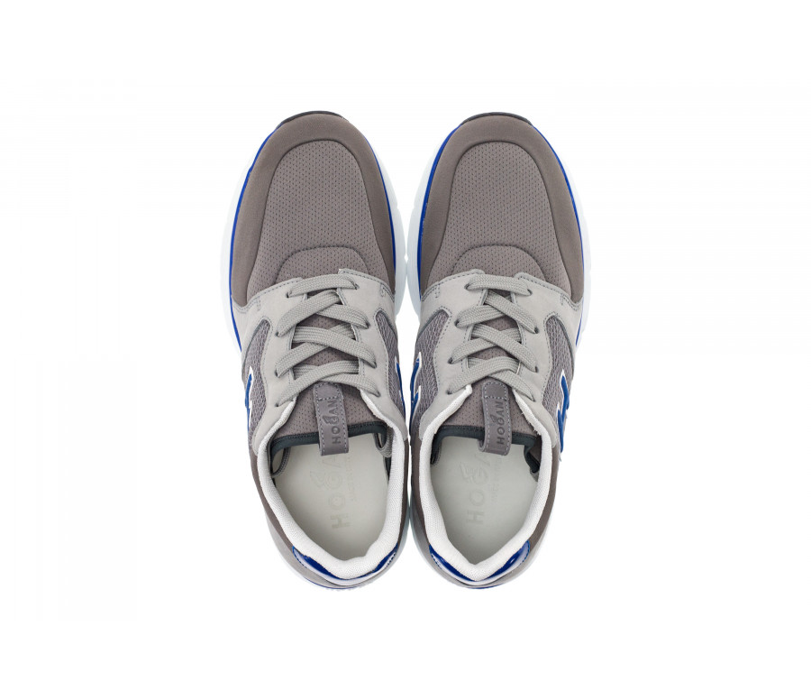 'H254' Technical Fabric & Leather Sneakers