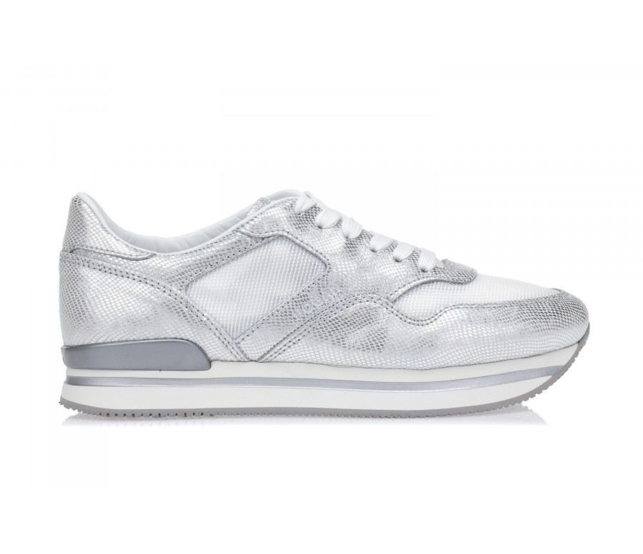 'H222' Reptile Effect Leather Sneakers