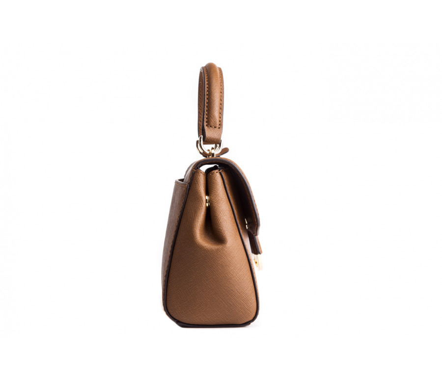 "ava" extra small saffiano leather satchel bag