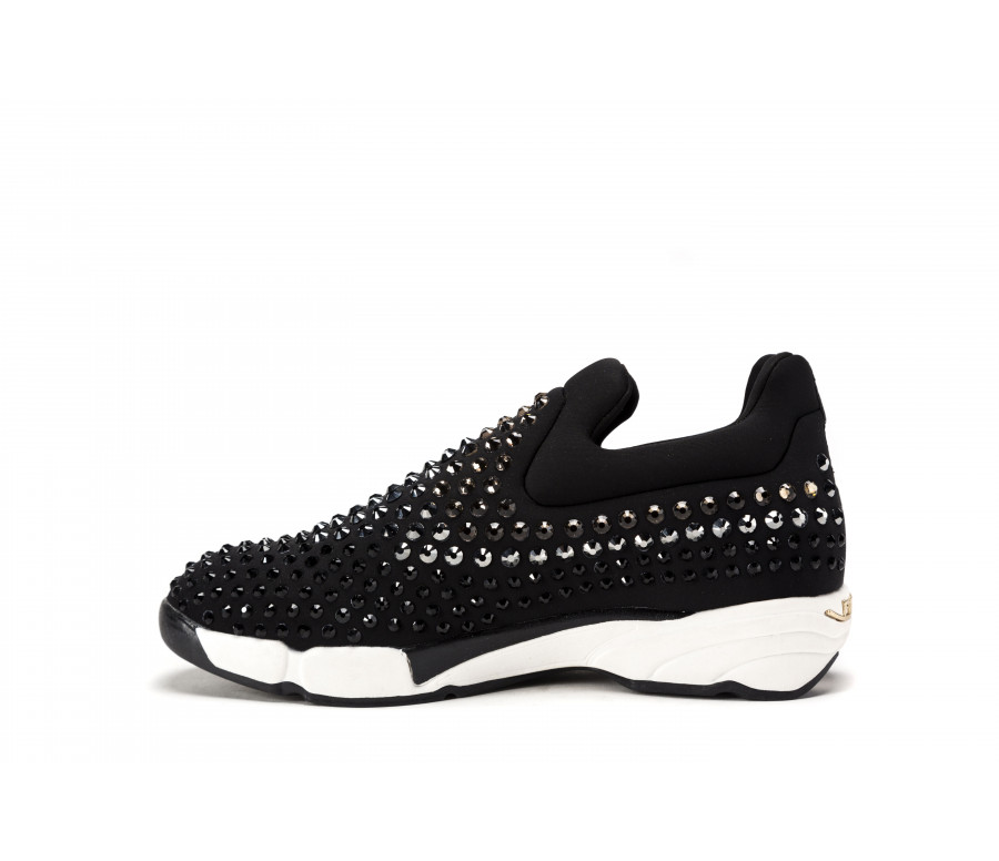 "gem" slip-on sneakers with rhinestones