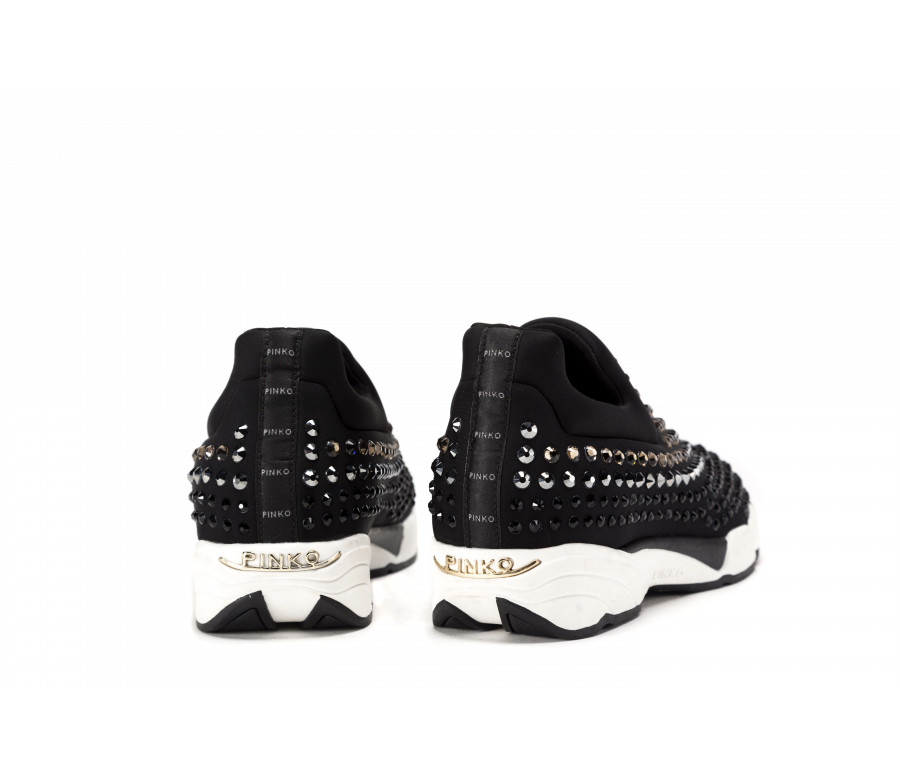 "gem" slip-on sneakers with rhinestones