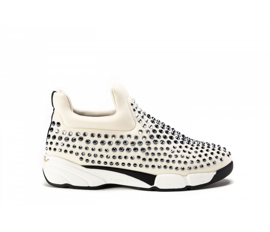 "gem" slip-on sneakers with rhinestones