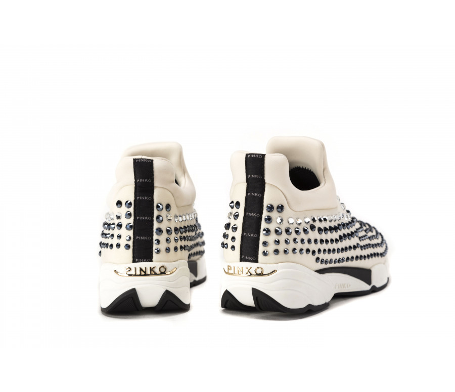"gem" slip-on sneakers with rhinestones