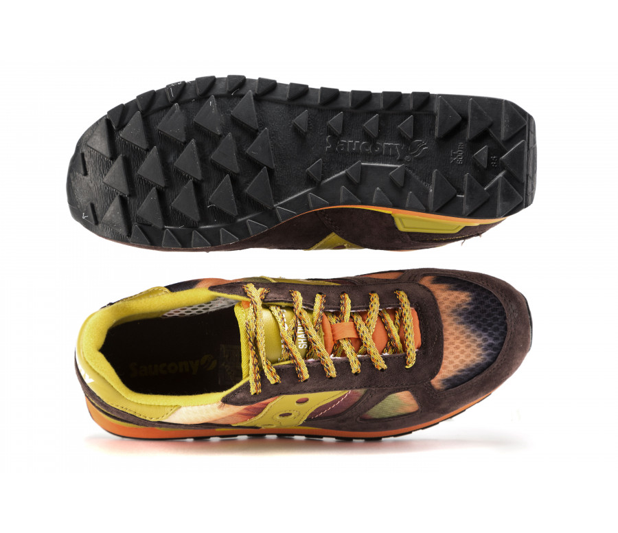 "shadow o' chamonix" leather & fabric sneakers 
