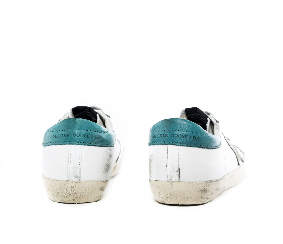 "superstar" vintage leather sneakers