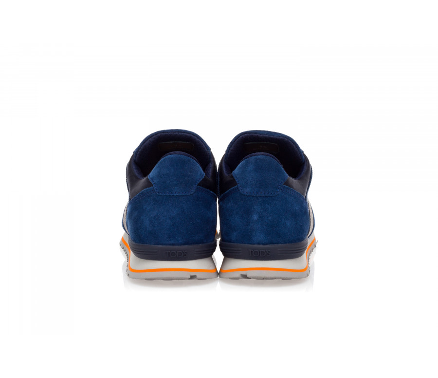 'Spoiler' Suede & Technical Fabric Sneakers