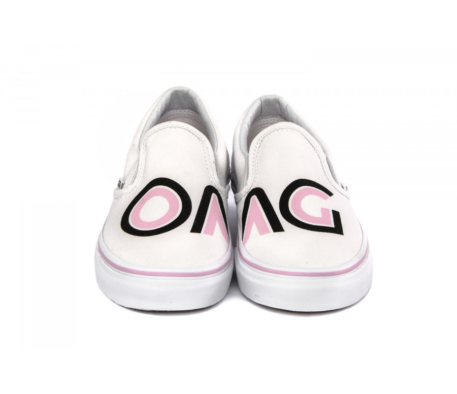 "classic slip-on" fabric sneakers