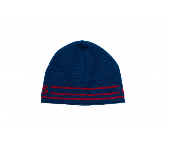 Logo Knit Wool Blend Beanie Hat