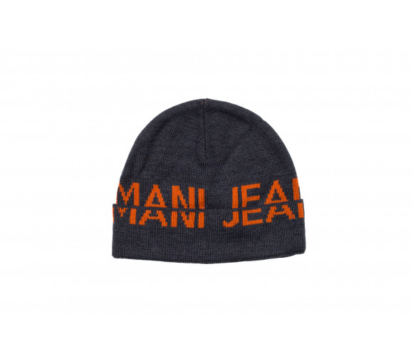 Logo Knit Wool Blend Beanie Hat