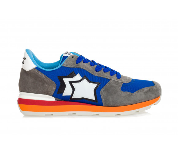 'Antares' Suede & Technical Fabric Sneakers