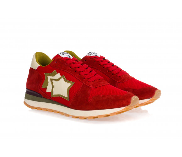 'Argo' Suede & Technical Fabric Sneakers