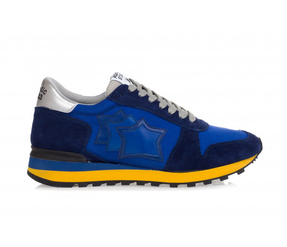 'Argo' Suede & Technical Fabric Sneakers