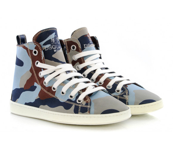 Hi-tech fabric sneakers