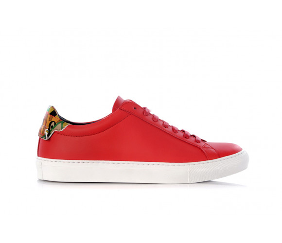"knot" leather sneakers